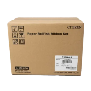 Consumible Citizen CX2W-MSA4 A4 Kit de papel y ribbon para impresora fotográfica Citizen CX-02W