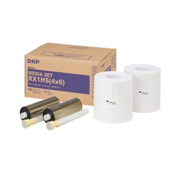 papel térmico dnp rx1hs 10x15 para impresoras rx1hs y rx1