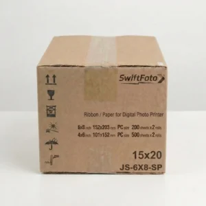 Caja de papel adhesivo sticker SwiftFoto KSF-10R referencia JS-6X8-SP
