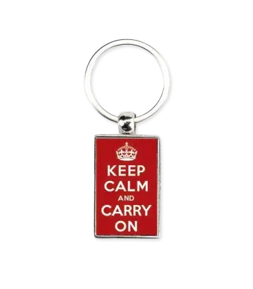 Llaveros metálicos para personalizar rectangulares pack 100 unidades calidad S-Line