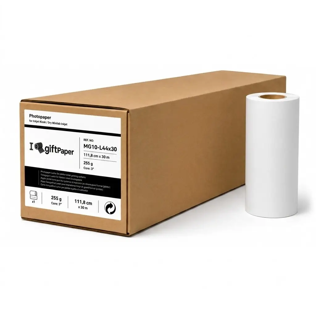 Papel inkjet Plotter Lustre 255g 111,8 cm x 30m MG10-L44x30