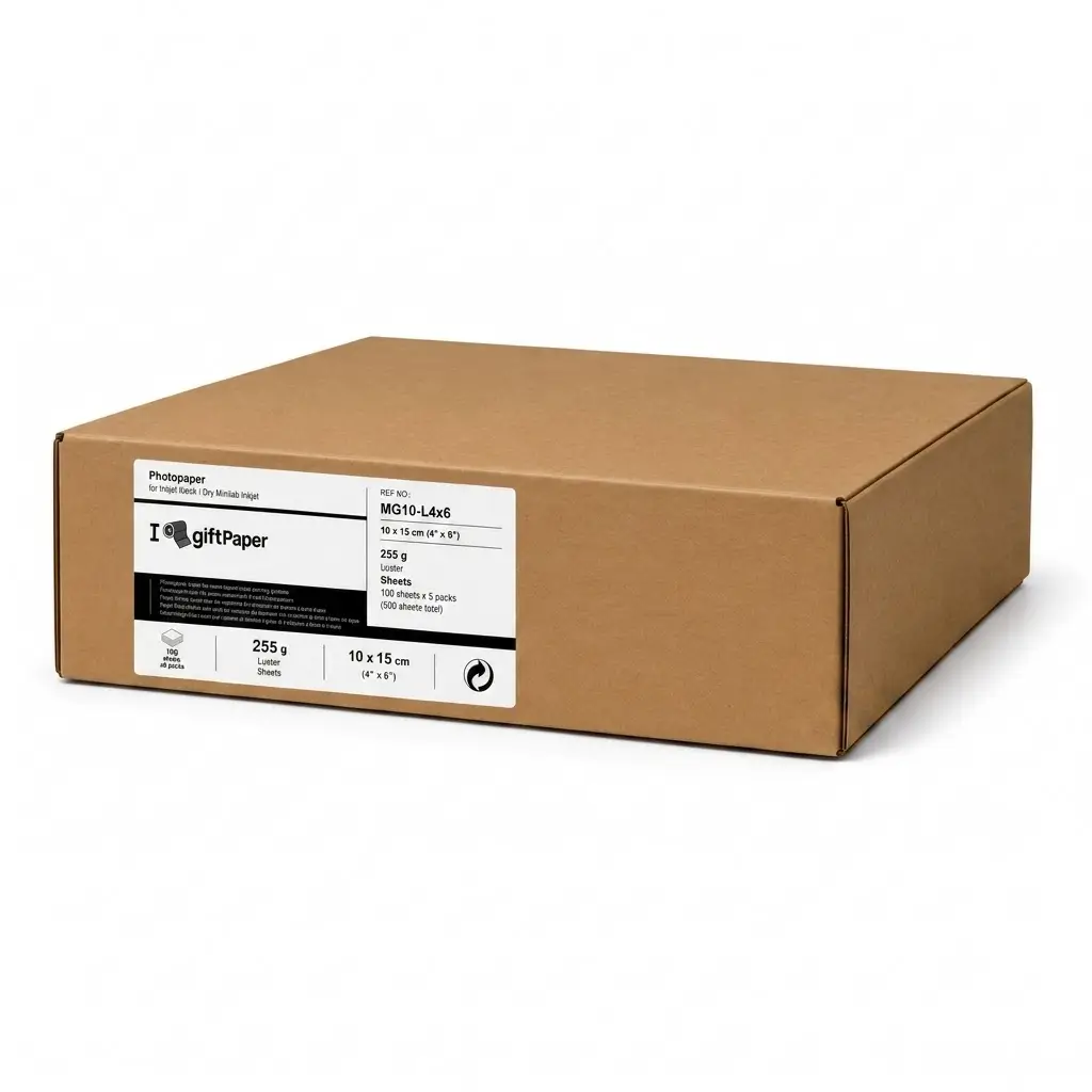 Papel fotográfico en hojas Inkjet Lustre 255g 10x15 cm MG10-L4x6